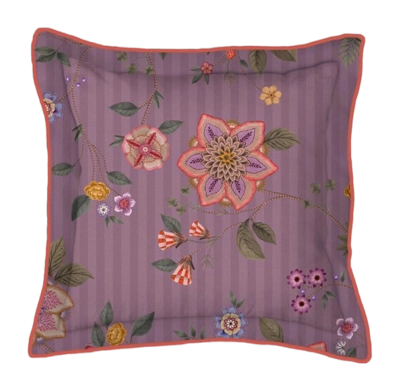 Zierkissen Pip Studio Flores Bailando Purple (45 x 45 cm)