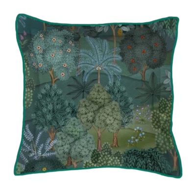 Zierkissen Pip Studio Jardin de Noche Dark Blue (45 x 45 cm)