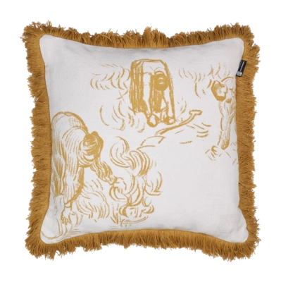 Sierkussen Beddinghouse x Van Gogh Museum La Moisson Natural (45 x 45 cm)