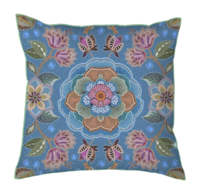 Coussin Décoratif Pip Studio Matata Square Blue (53 x 53 cm)