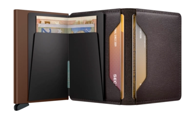 4---ORIGINAL_JPG-Original - Slimwallet - Chocolate - Brown - Open