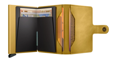 4---ORIGINAL_JPG-Vintage - Miniwallet - Yellow - Gold - Open