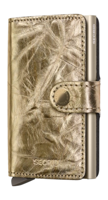 Portemonnee Secrid Miniwallet Crunch Gold