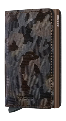 Portemonnee Secrid Slimwallet Jungle Brown