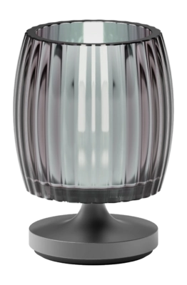 Tafellamp Stylistic Hari Waves Gun Metal M