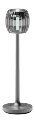 Lampe à Pied Stylistic Hari Bistro Vagues Gun Metal