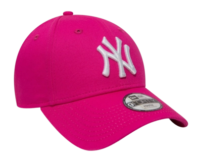 Cap New Era Kids League Essential 9FORTY New York Yankees Pink White - Child