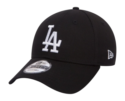 Cap New Era Essential 9FORTY Los Angeles Dodgers Black White