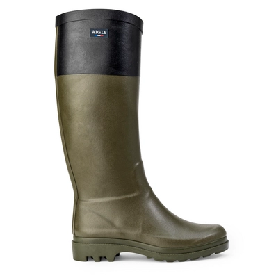 Regenlaars Aigle Women Aiglentine Collar 2 Kaki Noir