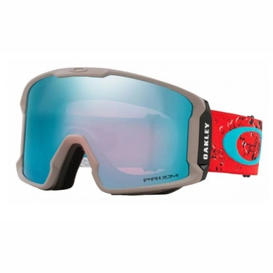 Ski Goggles Oakley Line Miner Arctic Fracture Red Sea Prizm Sapphire