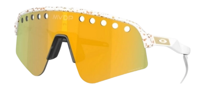 Zonnebril Oakley Sutro Lite Sweep Mathieu Van Der Poel Red Gold Splatter