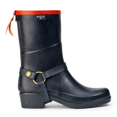 Regenlaars Aigle Women Miss Julie 2 Marine Rouge