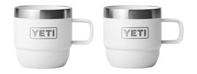 Espresso Mug Yeti Espresso Mug White 6 Oz (177 ml) (Set of 2)