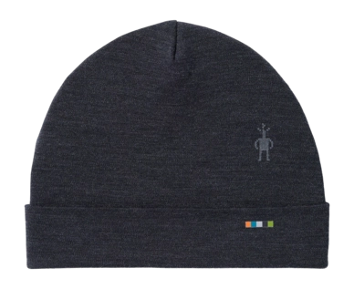 Beanie Smartwool Unisex Thermal Merino Reversible Cuffed Beanie Charcoal