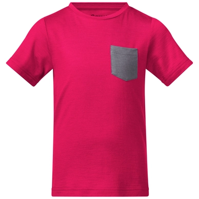 T-Shirt Bergans Myske Wool Rot Kinder