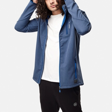 Jas O'Neill Men Coast Softshell Dark Blue Melange