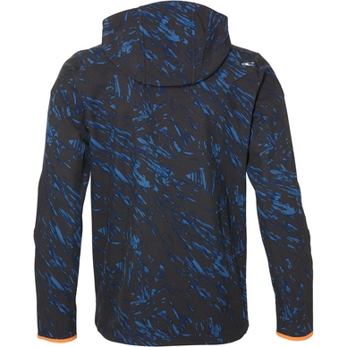 Jas O'Neill Men Coast Softshell Blue AOP