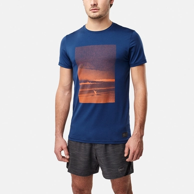 T-Shirt O'Neill Men Half Dome Hybrid Atlantic Blue