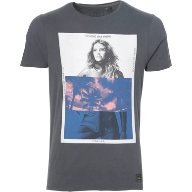 T-Shirt O'Neill Men Optical Illusion Asphalt