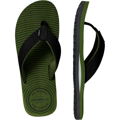Slippers O'Neill Men Koosh Slide Flip Flops Bronze Green