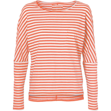 Tshirt O'Neill Women Essentials Striped Top White Pink Or Purple