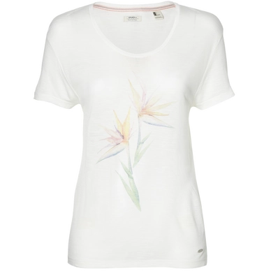 T-Shirt O'Neill Tropadelic Logo Super White Damen
