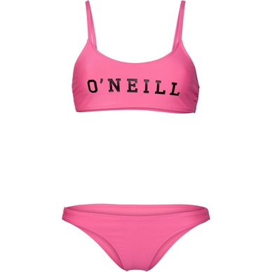 Bikini O'Neill Sports Logo Shocking Pink Damen