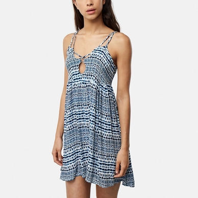 Strandjurk O'Neill Women Pacific Grove Print Dress White Blue