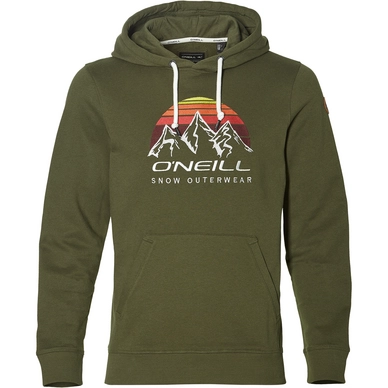 Trui O'Neill Men Mountain Logo Hoodie Forest Night