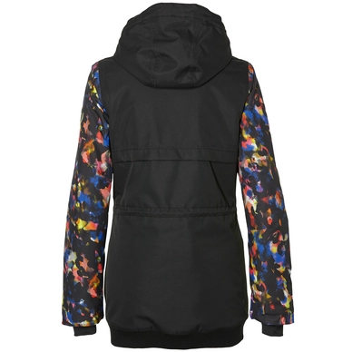 Ski jas O'Neill Women Hybrid Culture Black AOP Pink