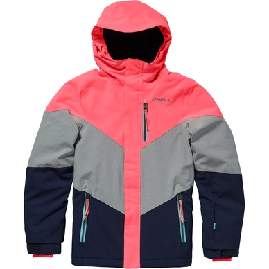 Ski Jacket O'Neill Girls Coral Neon Tangerine Pink