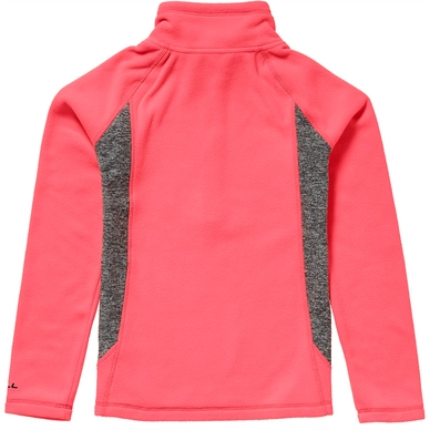 Trui O'Neill Girls Slope Half Zip Fleece Neon Tangerine Pink
