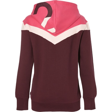 Trui O'Neill Women Colour Block Oth Hoodie Red Pink Or Purple