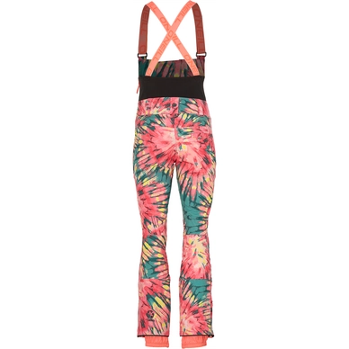Ski Broek O'Neill Women Shred Bib Pink AOP Green