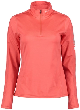 Skipully Icepeak Women Fairview Thermal 1/2 Zip Shirt Cranberry