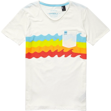 T-Shirt O'Neill Boys Wave After Wave White