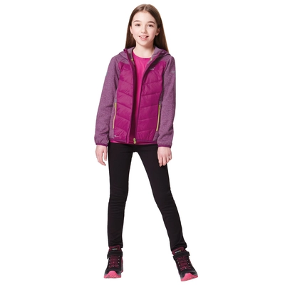 Jas Regatta Kids Kielder Hybrd III Wineberry Camelia