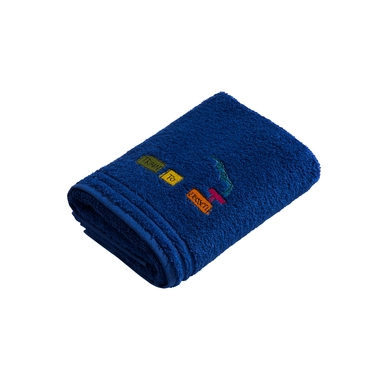 Serviette de toilette Vossen Kids Train Reflex Blue (set de 3) (30 x 50 cm)