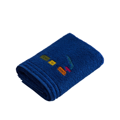 Hand Towels Vossen Kids Train Reflex Blue (set of 3) (50 x 100 cm)