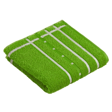 Hand Towel Vossen Quadrati Meadow Green White (set of 3) (50 x 100 cm)