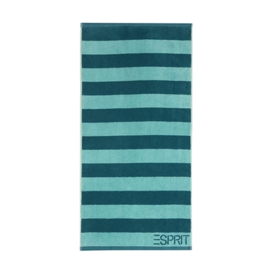 Handdoek Esprit Block Stripe Turquoise (Set van 3)