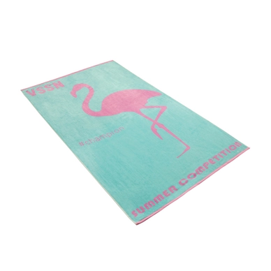 Strandlaken Vossen Mister Flamingo Capri Blue