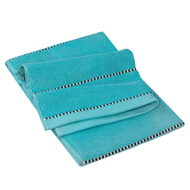 Handdoek Esprit Box Stripes Turquoise (Set van 3)