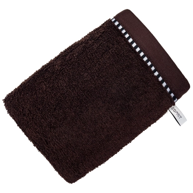 Washandje Esprit Box Solid Chocolate (Set van 6)