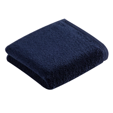 Hand Towel Vossen Vegan Life Marine Blue (60 x 110 cm) (Set of 3)