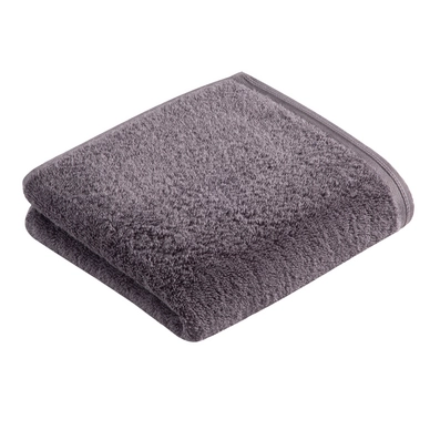 Hand Towel Vossen Vegan Life Dark Grey (60 x 110 cm) (Set of 3)