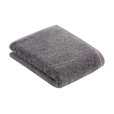 Bath Towel Vossen Vegan Life Dark Grey (67 x 140 cm) (Set of 2)