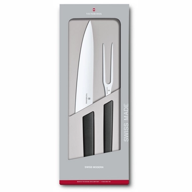 Messenset Victorinox Swiss Modern 1 Zwart (2-Delig)