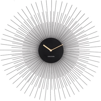 Horloge Karlsson Peony Steel Large Black