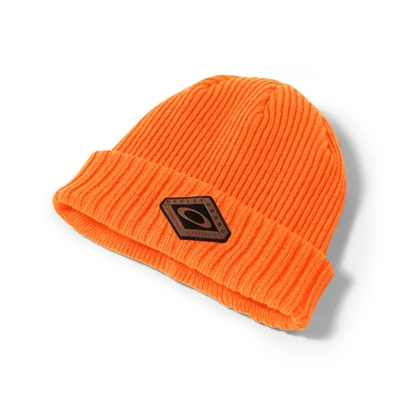 Muts Oakley Dead Tree Cuff Beanie Mens Neon Orange